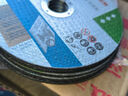 博世（BOSCH）角磨机切割片金属磨切片钢管钢筋切割105x1.2mm实用系列（1片装） 实拍图