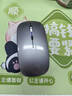 吉选 B16无线鼠标可充电式办公轻音蓝牙双模便携笔记本电脑适用联想惠普华为充电金属灰 实拍图