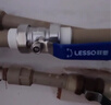 联塑（LESSO）PPR球阀 自来水水管连接阀门开关 6分白色热熔双活接球阀 dn25 实拍图
