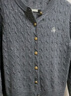 诗凡黎（‘S EIFINI）【孟子义同款】2026春特调新色刺绣绞花针织开衫全羊毛老钱风毛衣 【开衫】灰色 L 实拍图