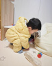 巴拉巴拉童装婴儿连体衣轻薄羽绒服宝宝衣服2025冬装抱衣爬服男童女童萌趣 实拍图