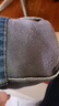 真维斯（Jeanswest）王一博代言牛仔裤男秋冬新款天丝舒适修身直筒高端潮牌休闲裤子男 深蓝【加绒保暖】 33 码(2尺6) 【建议140-150斤】 实拍图