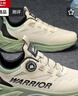 回力（Warrior）2026网面透气男鞋厚底耐磨跑步运动鞋3899 沙军绿43 实拍图