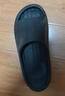 京东京造【泡泡云】踩屎感厚底轻盈防滑外穿拖鞋新款拖鞋男士 黑色44-45 实拍图