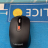 联想（Lenovo） 无线蓝牙双模鼠标 便携办公鼠标 人体工程学设计 适用台式机一体机笔记本平板 Howard黑色 实拍图