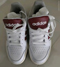 adidas ENTRAP美式校园风运动少年感复古篮球风板鞋男女阿迪达斯 白色/红色   38.5 实拍图