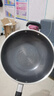 炊大皇炒锅有钛0氟不粘锅316L不锈钢不粘平底炒锅34cm 实拍图