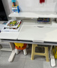 黑白调A2学习桌书桌儿童桌椅实木升降桌子写字桌电脑桌【进口橡胶木】1m 实拍图