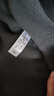 adidas拒水加绒内胆三合一连帽外套男女秋冬阿迪达斯官方轻运动   固态深灰   2XL 实拍图