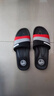 回力韩版凉拖鞋拼接情侣款浴室居家用时尚软底拖鞋HL333360黑红44码 实拍图