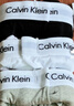 Calvin Klein内衣【新年礼物】男士本命年新年红三条提花ck棉质微弹三角内裤男 998-太空黑/椰青灰/月光白 3条 L 实拍图