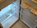 美的（Midea）116升单门小冰箱白色复古双温冷藏冷冻客厅办公室租房宿舍美妆家用办公小型迷你冰箱BCD-116M 实拍图