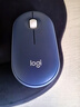罗技（Logitech）LOGITECH PEBBLE 无线蓝牙鼠标 轻音鼠标 办公鹅卵石造型 轻薄便携 时尚小巧 品月蓝 实拍图
