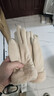 回力手套女士冬天骑行加绒加厚新款学生可爱防寒开电动车触屏保暖手套 米色【双倍加厚+指尖触屏】 均码 实拍图