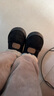 男女同款冬季2026年新款厚底雪地靴加绒加厚保暖棉鞋百搭外穿棉拖 6609棉鞋-黑色 38 -39适合37-38 实拍图
