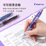 百乐（PILOT）DR.GRIP健握黑色中性笔按动0.5签字笔刷题考试专用笔顺滑速干笔办公用笔 金属粉/黑（卡式包装盒） 实拍图
