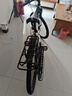 SANGPU折叠自行车成人山地车公路学生男变速赛车越野单车通勤城市代步女 顶配辐条-白黑【普通胎】 26寸21速【适合身高165-180cm】 实拍图