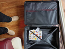梵地亚行李箱男28英寸万向轮拉杆箱女大容量旅行箱密码箱皮箱子黑 实拍图