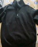 彪马（PUMA）加绒保暖加厚运动卫衣男女冬季半拉链运动上衣632293 黑色-01 L (180/100A) 实拍图