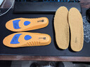 IQGD 2双装保暖加绒运动鞋垫男减震软弹防臭 2双装金底棕绒 41-42  实拍图