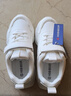 哈比熊（HOBIBEAR）童鞋春秋儿童运动鞋小白鞋男童鞋革面休闲女童鞋GS7593 白色34码 实拍图