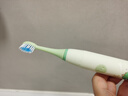 易简（yijan）儿童电动牙刷3-6-10-12岁充电式声波全自动小学生宝宝软毛牙刷绿 实拍图
