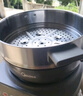 美的（Midea）钛陶电炒锅 电蒸锅宿舍煮锅炒菜专用分体式家用多功能一体电火锅煎锅5.5L多用途锅HCG3218S配蒸笼 实拍图
