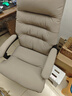 顾全C533家用老板椅舒适久坐办公椅电脑椅可躺工学椅子环保真皮座椅 浅咖 超纤皮（推荐) 实拍图