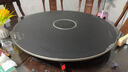 富得莱 饭菜保温板 加热菜板 暖菜板2025新款 圆形家用智能多功能带火锅电磁炉 自动恒温餐桌旋转盘神器 语音黑100cm电动旋转电磁炉火锅 实拍图