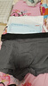 京东京造10A抑菌男式内裤男纯棉平角内裤大码男生四角短裤衩4条XXL 实拍图