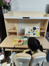 京东京造创想家2.0双光源儿童学习桌书桌椅套装升降学生写字桌椅1m棕 实拍图