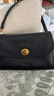 西木汀 欧阳澄汐同款 布吉岛 斜挎单肩包新款质感女包新年 深邃黑 实拍图