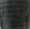 雪中飞男女立领秋羽绒百搭轻薄鸭绒立领修身轻盈隐藏式口袋 宝石黑|8086-女 L 175/96A 实拍图