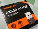 Tenda腾达 WiFi6免驱动usb无线网卡台式机专用 wifi接收器台式电脑笔记本主机网络wifi发射 内置天线 实拍图