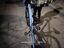千里达（TRINX）M985ELITE山地自行车禧玛诺21速油压碟刹学生成人通勤上班单车 天空蓝- 21速 27.5*15寸 推荐:150-170cm左右 实拍图