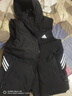 秋冬季羽绒棉马甲男士加厚保暖背心无袖坎肩马夹连帽大码外套女潮 AD8915黑色马甲 3XL （建议140-160斤） 实拍图