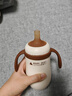 世喜婴儿保温杯幼儿小月龄316L不锈钢吸管学饮杯外出保温奶瓶学生套款 实拍图