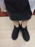 红蜻蜓雪地靴女秋冬加绒百搭棉鞋保暖短靴女靴WLC43470黑色37 实拍图