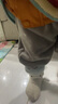 巴拉巴拉【荣信乐乐趣IP】巴拉巴拉宝宝长裤女童冬季运动裤可爱加绒保暖 晨灰20131 100 实拍图