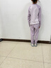 俞兆林儿童保暖内衣男女童秋衣秋裤宝宝加厚中领德容套装 奶油紫 150  实拍图