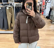 优衣库女装羽绒茄克/柔软面料外套夹克479212 37 栗色 XS 实拍图