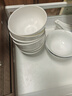 京东京造 碗盘餐具整套 碗具套装乔迁之喜骨瓷陶瓷家用 饭碗4.5英寸*6 实拍图