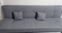 闻敏轩折叠沙发床小户型布艺沙发客厅一体两用2025款出租屋小沙发 升级腿+深灰色【重点推荐】 四人位 2m 【含2个抱枕】 实拍图