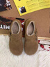 西遇全包勃肯鞋女加绒2025冬季新款软底外穿棉鞋保暖一脚蹬毛毛鞋 浅棕色 (预售20天） 38 (240) 实拍图