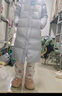 森马（Semir）陈都灵同款羽绒服女90绒长款三防冬宽松连帽外套简约109724113001 实拍图