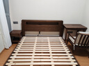 沃木 实木床 双人床主卧床 新中式小户型橡木床 现代简约夜灯储物 实木床1.5*2米【FS-123-02】 实拍图