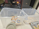 Cetomo 透明收纳箱特大号整理箱带轮外体积120L 65.5*47.5*40cm 1个装 实拍图