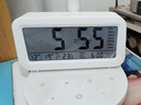 康巴丝（Compas）多功能电子闹钟学生专用起床神器时钟强力叫醒儿童礼物新款智能闹钟开学升学季必备 晨光白 实拍图