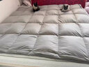 IZEIZIG双层羽绒床垫五星级酒店超软垫加厚白鹅绒双重垫被褥子家用床褥子 白色 120x200cm 实拍图