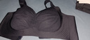 猫人（MiiOW）无磁无铁电子厂上班内衣女夏季薄款大胸显小消磁过安检聚拢文胸罩 绿色 L （36/80CD,100-120斤） 实拍图